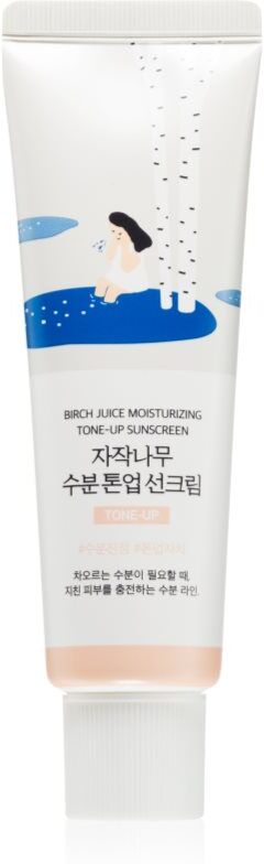 ROUND LAB Birch Juice Tone-up Sunscreen fluide solaire teinté éclat et hydratation SPF 50+ 50 ml