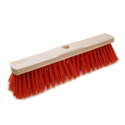 Saalbesen, Elaston rot 40 cm, mit Stielloch, Sattelholz_Länge:
