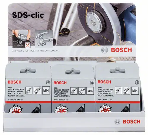 Bosch Accessories 2607019033 Schnellspannmutter SDS clic, 15 Stück