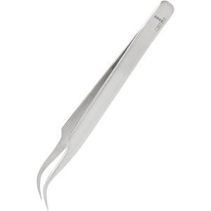 REMOS Zeckenpinzette 7370, für Mensch und Tier, aus Edelstahl, Länge 12 cm
