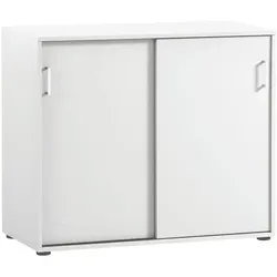 Möbelpartner Schiebetürenschrank »Niels« weiß perl, 100x83.6x41 cm