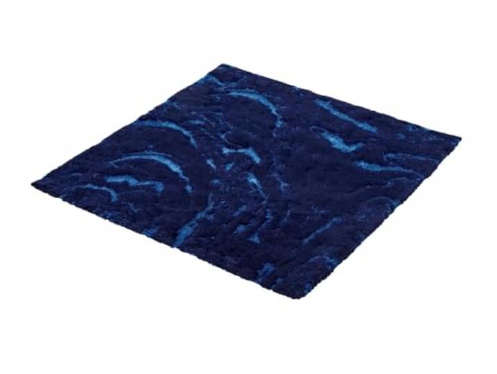 Kleine Wolke Badteppich Everglades Dunkelblau 60 x 60 cm