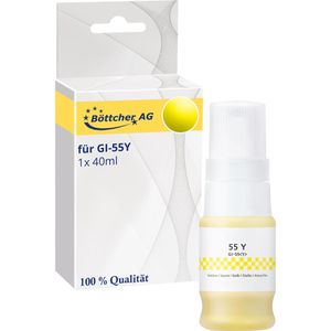 kompatibel für Canon GI-55Y, Tinte, 40ml, 3000 Seiten, gelb