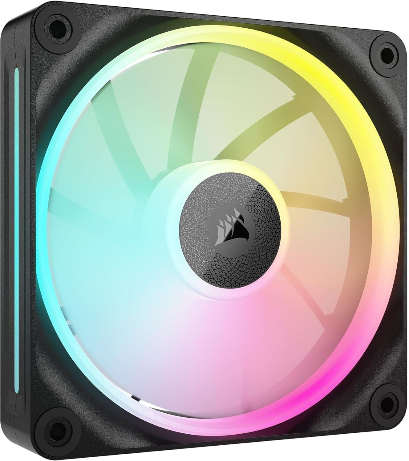 Corsair iCUE LINK LX120 RGB 120mm PWM Fan - Single Pack, Dual Light Loops, AirGuide Technology - Black, New