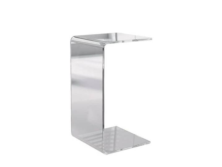 YCCHAH Sofatisch Acryl-Beistelltisch, Sofa, Kleiner Couchtisch, minimalistischer Beistelltisch, nordischer transparenter Glas-Wohnzimmer-Ecktisch Wohnzimmer-Beistelltisch(C)
