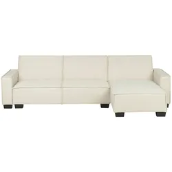 ECKSOFA Polsterbezug Beige rechtsseitig Romedal