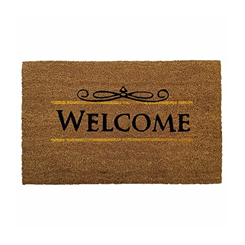 Vivol Kokos Deurmat Welcome 40x60 cm - Antislip en stofvrij
