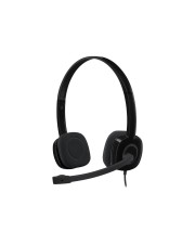 Logitech Stereo H151 Headset On-Ear Stereo kabelgebunden 1.8m 3,5-mm Klinke Schwarz (981-000589)