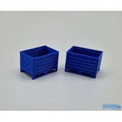 MSM Modelle Materialbehälter geschl. 2 Stück blau 5470/04