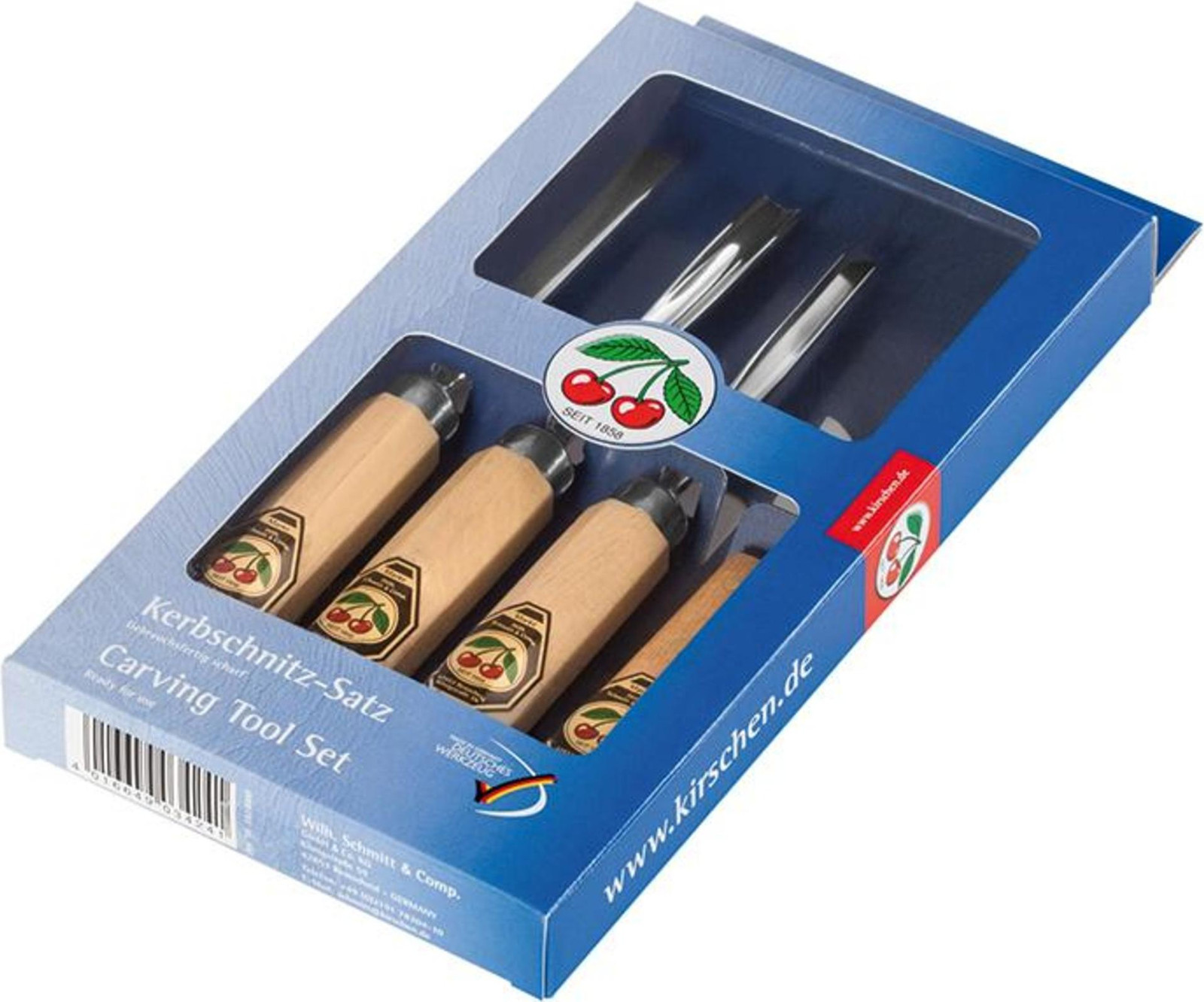 Kirschen Set van 4 beitels voor het snijden van randen