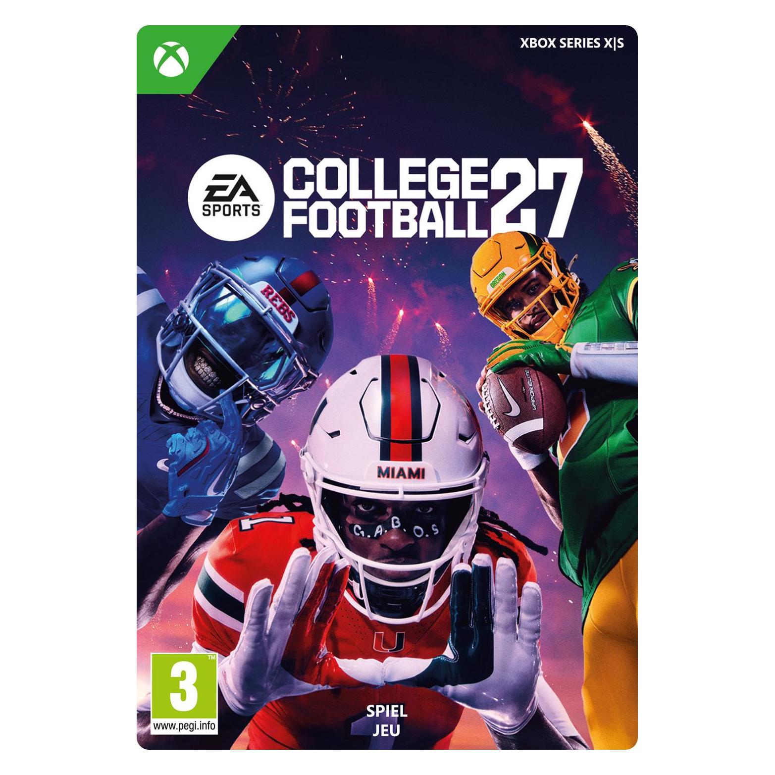 Microsoft Xbox COLLEGE FOOTBALL 27 - STANDARD EDITION Download Code (EP2-68142)