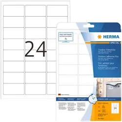 Herma Outdoor Folien-Etiketten »9532« weiß