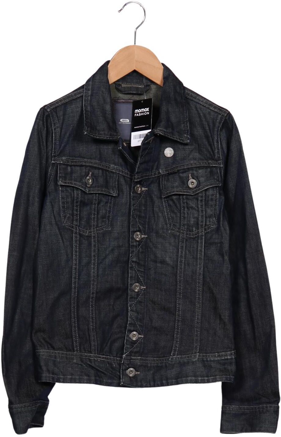 G Star RAW Damen Jacke, Marineblau, Gr. M, Baumwolle - Second Hand