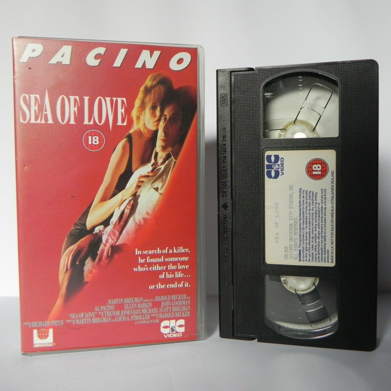 Harold Becker - Sea of Love - Melodie des Todes [VHS] - Preis vom 08.10.2026 07:26:42 h