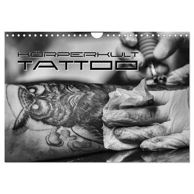 Körperkult Tattoo (Wandkalender 2027 DIN A4 quer), CALVENDO Monatskalender