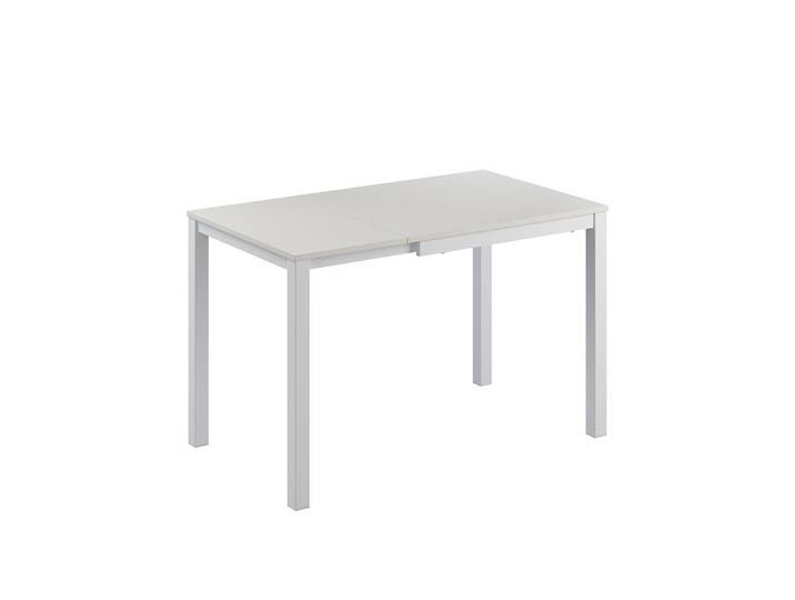 Vicco Esstisch Granny, Weiß, 80-120 x 70 cm ausziehbar, Holzwerkstoff, Rechteckig, 80x76x70 cm, Esszimmer, Esstische