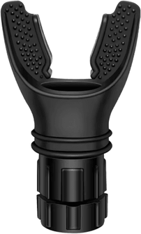 Inspire Picks LungFlex Adjustable Breathing Trainer For Lung Capacity And Respiratory Strength black