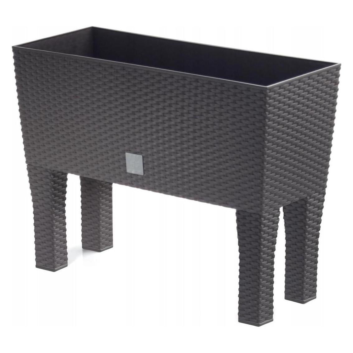 Prosperplast Topf mit Einsatz Radkasten High DRTC600H umbra (60 x 25 x 46 cm) (DRTC600H-440U)