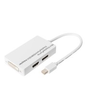 DIGITUS Mini DisplayPort Adapter / Konverter DP auf HDMI + DVI (DB-340509-002-W)