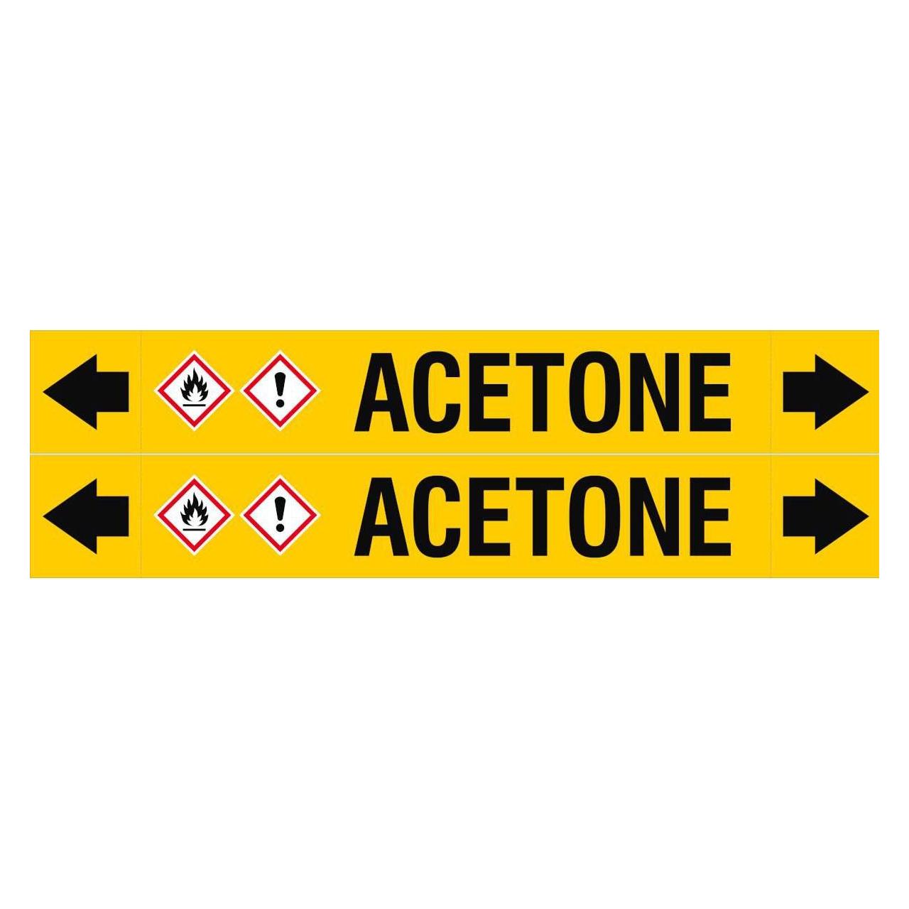 Brady ASME - Rohrmarkierer - Acetone (ASMEPM-50X345MM-ACETONE)