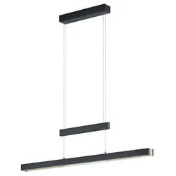 Trio LED-Pendelleuchte Trajan Metall Gold, Schwarz Gold /