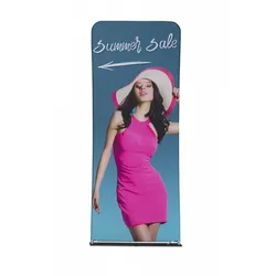 Zipper-Wand Banner 100x200cm Druck doppelseitig