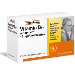 Vitamin-B6-ratiopharm® 40 mg Filmtabletten 100 St