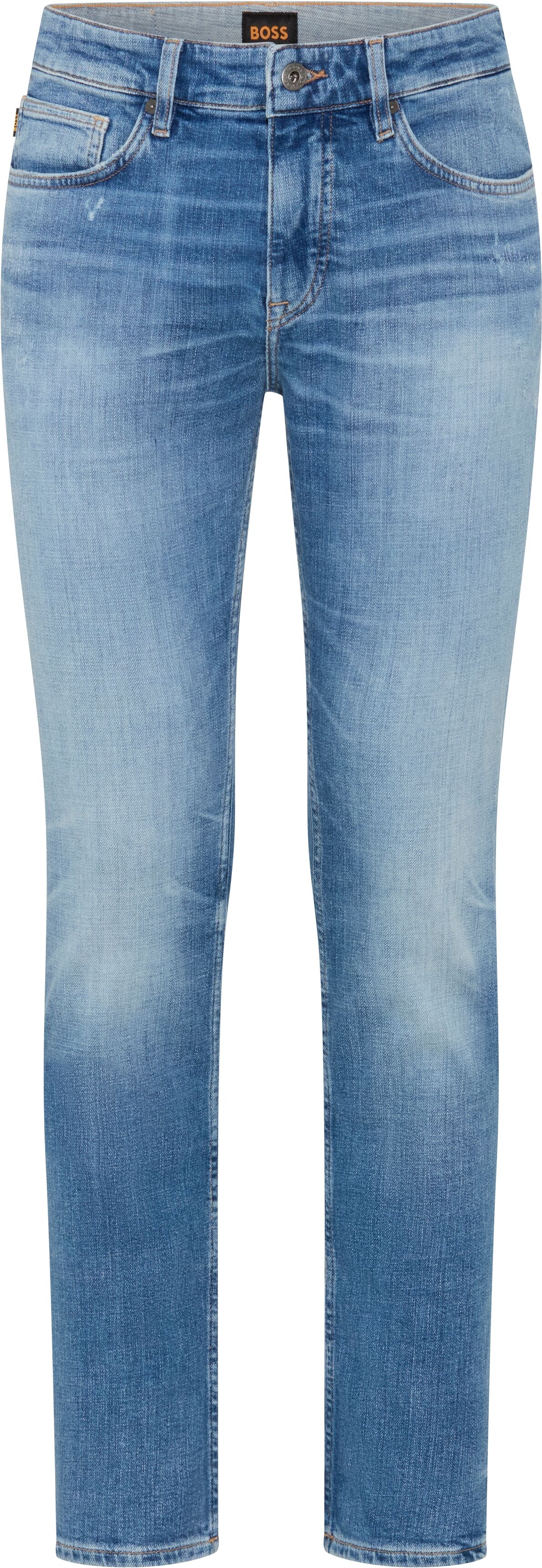 BOSS ORANGE "Delaware Soft-Motion-Denim" Schmale Passform Mittlere Leibhöhe