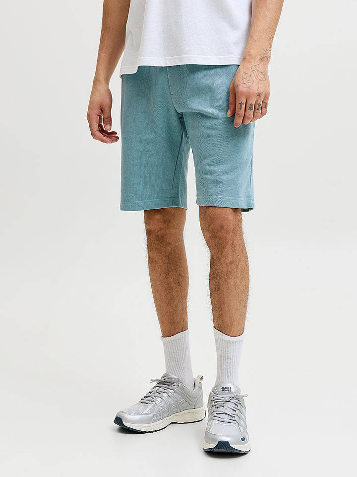 Jack & Jones Sweatshorts "Gordon" in Türkis - S