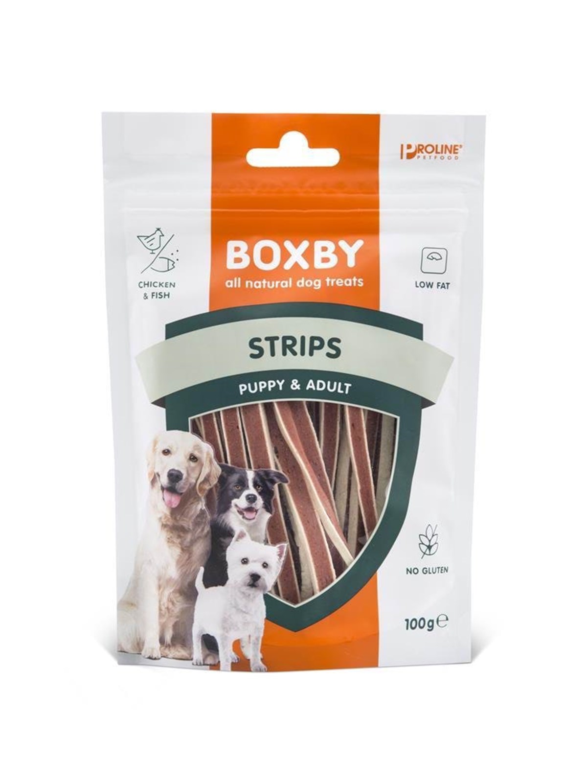 BOXBY Strips Fish&Chicken 100g. ks.