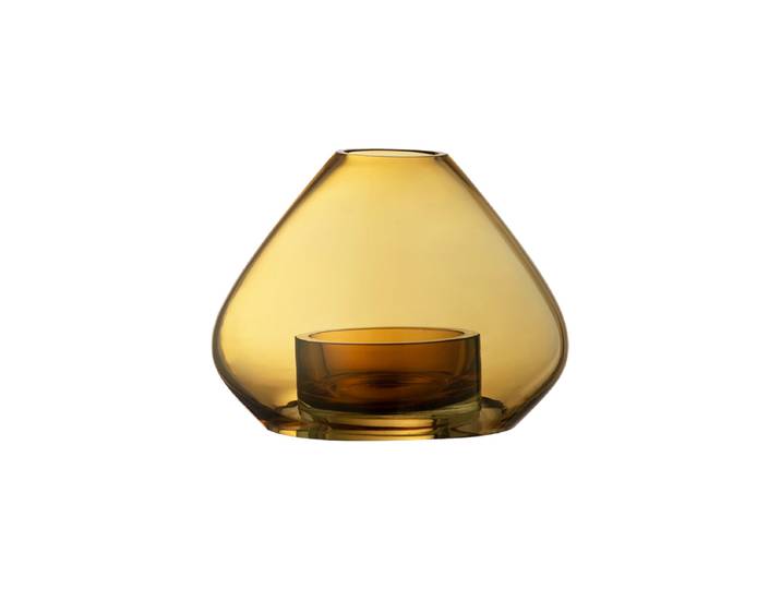 Design Vase & Windlicht „Uno“ - Amber Ø 25.9 x 21 cm AYTM