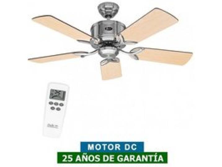 Ventilateur de plafond CasaFan 510382 ECO ELEMENTS 103 cm wengé ou érable/ chrome brossé
