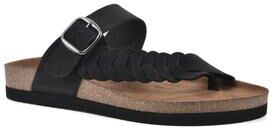 Women's Happier Casual Sandal by White Mountain in Black Nubuck (Size 11 M)