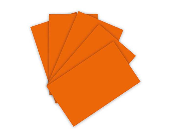Folia Fotokarton, DIN A4, 300 g/m², lichtoranje