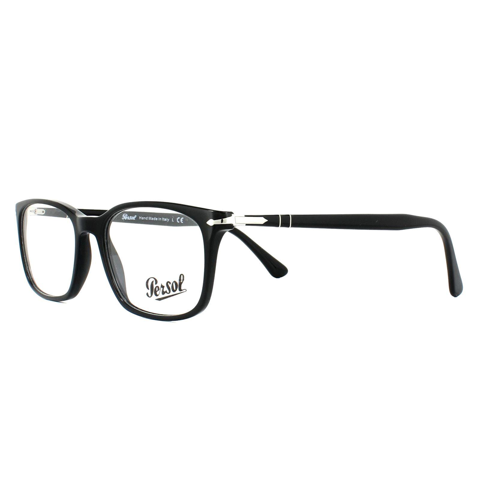 Persol Brillenglazen Monturen PO3189V 95 Zwart 53mm Heren
