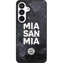 Nivocase Handyhülle für Samsung Galaxy S26+ Hülle NIVOpure Case Schwarz FC Bayern München Mia San Mia Girl (Samsung Galaxy S26+), Smartphone Hülle, Schwarz
