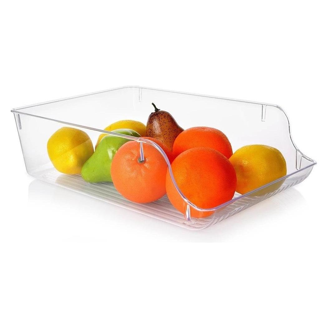 Koopman Organizer do lodówki 35x22,5x10cm Przezroczysty plastikowy (59736752)