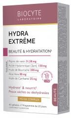 Biocyte Hydra Extrême Beauté & Hydratation Peaux Sèches ou Déshydratées 40 Gélules - Boîte 40 gélules