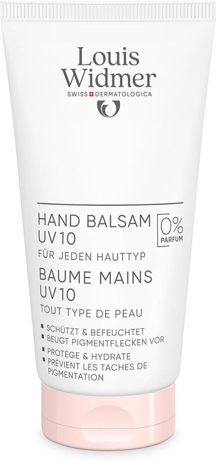 Louis Widmer Handbalsam UV 10 unparfümiert 75ml