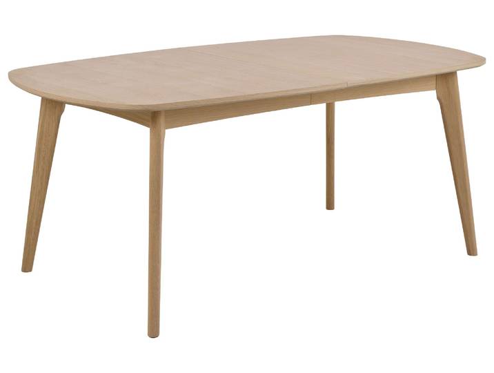 Esstisch ACTONA GROUP Marte Speisetisch – zeitlos & stilvoll mit Platz für Zusatzplatten , braun (weiß, weiß pigmentiert, weiß pigmentiert), B:180cm H:76cm T:102cm, Tische, Esstisch, Weiß pigmentiertes Eichenfurnier, pflegeleicht & robust. B: 180 cm