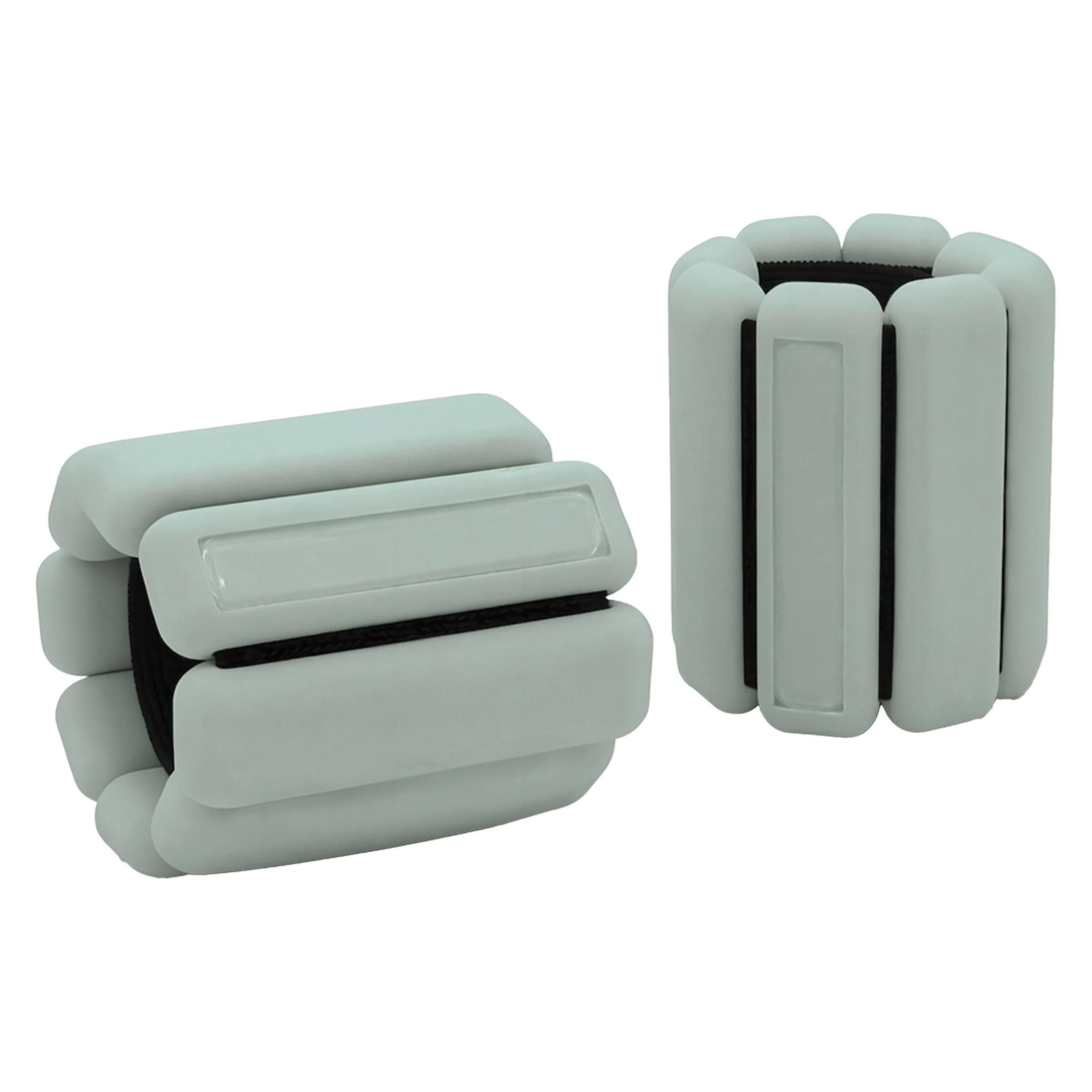 Relaxdays 2x Gewichtsmanschetten (2 x 1 kg) (4052025807627)