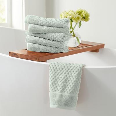 Linery & Co. Cotton Diamond Waffle Texture Bath Towels
