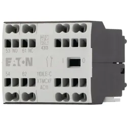 Eaton 230257 Hilfsschalterbaustein, 2-polig, 1 S, 1 Ö, Frontbefestigung, Federzugklemmen, DILE(E)M...-C, DILER...-C 11DILE-C  - 5 Stück
