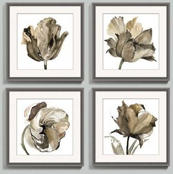 "Shadow Floret Art - Print I, 22"" x 22"" - Ballard Designs"