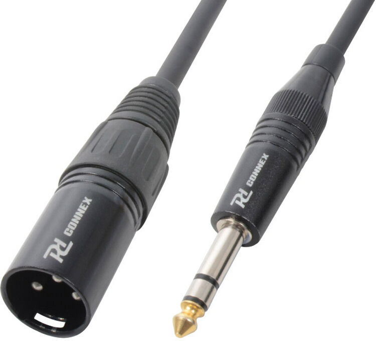 Pd-Connex Cx44-12 Kabel Xlr Stecker-6.3 Stereo 12m