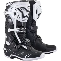 Alpinestars Tech 10, Stiefel - Schwarz/Weiß - 10 US