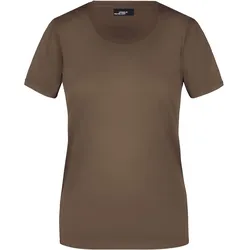 Damen Basic T-Shirt "JN901" - XL - braun