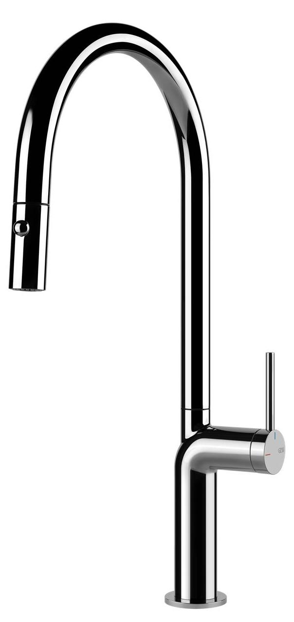 Gessi 60303, Ziehen, Chrom, Hebelgriffe, Einzelbild, 3/8", Typ C