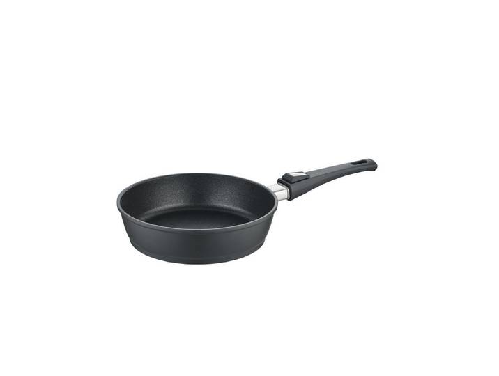 Berndes Schmorpfanne 24 cm, Aluguss, schwarz - Vario Click (neue, verbesserte Version), Aluminium-Vakuumdruckguss