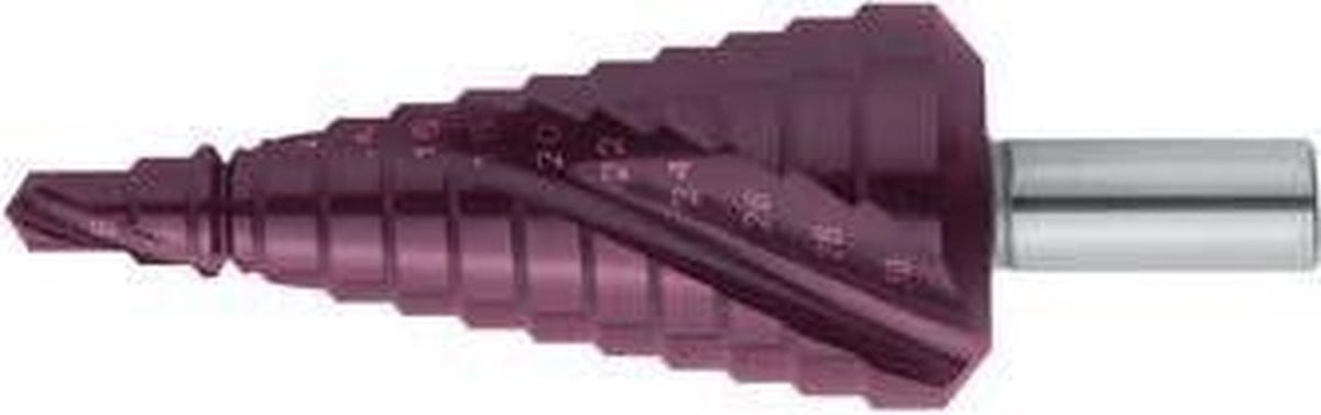 Trapboor universeel HSS spiraalgegroefd TiALN 6-30mm FORMAT